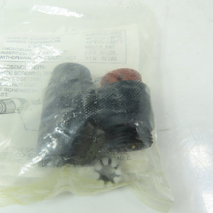 Allen Bradley 871A-TS4-NM1 Terminal Chamber 5-Pin Straight Male Plug 16AWG