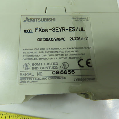 MITSUBISHI FXon-8EYR-ES/UL PLC Controller Output Module 30VDC/240VAC 2A