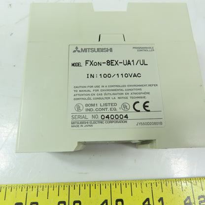 MITSUBISHI FXon-8EYR-UA1/UL PLC Controller Input Module 100/110VAC