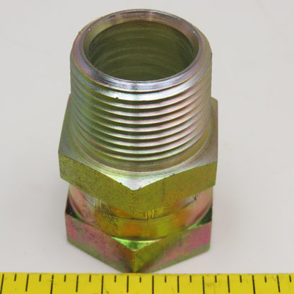 1" (-16) NPSM Female Swivel x 1" NPSM Male Straight Hydraulic Adaptor