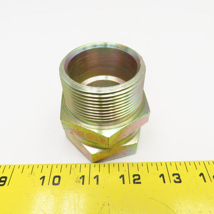 1-1/2" (-24) Female Swivel NPSM x 1-1/2" (-24) Male NPSM Straight Adaptor