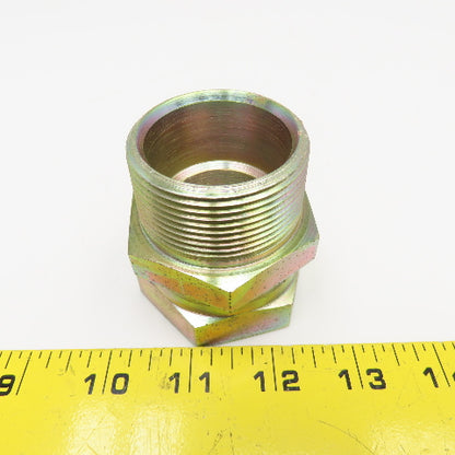 1-1/2" (-24) Female Swivel NPSM x 1-1/2" (-24) Male NPSM Straight Adaptor