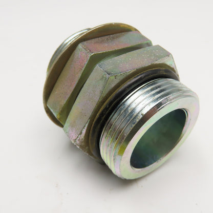 1-1/4" (-20) Male  x 1-1/4" (-20) Male ORB Bulkhead Fitting