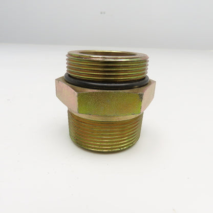 1-1/2" (-24) Male ORB x 1-1/2" Male NPTF Straight Adaptor