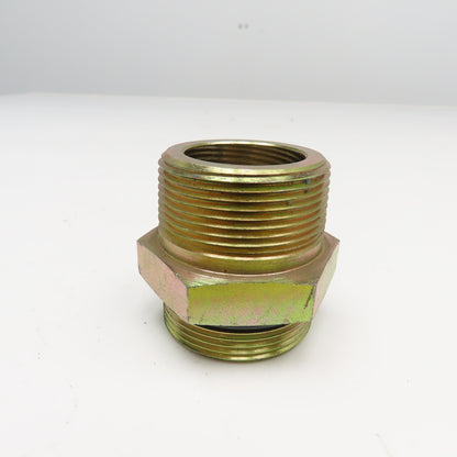 1-1/2" (-24) Male ORB x 1-1/2" Male NPTF Straight Adaptor