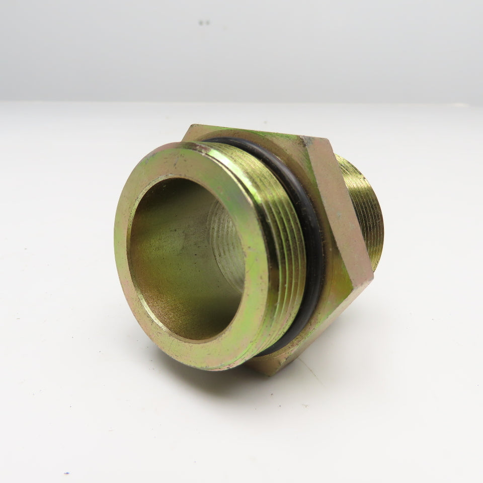 1-1/2" (-24) Male ORB x 1-1/2" Male NPTF Straight Adaptor