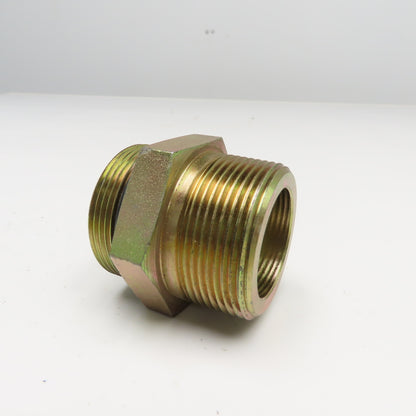 1-1/2" (-24) Male ORB x 1-1/2" Male NPTF Straight Adaptor