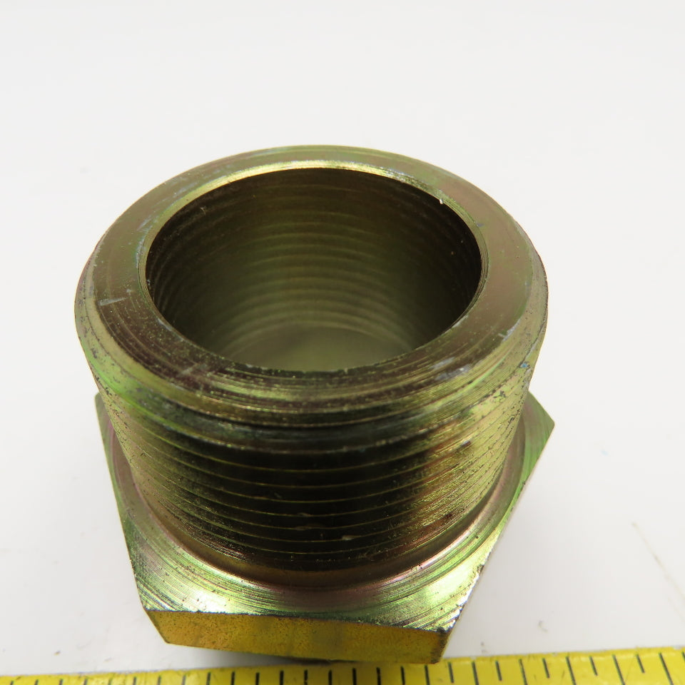 1-1/2" (-24) Male ORB x 1-1/2" Male NPTF Straight Adaptor
