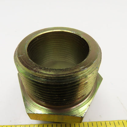 1-1/2" (-24) Male ORB x 1-1/2" Male NPTF Straight Adaptor