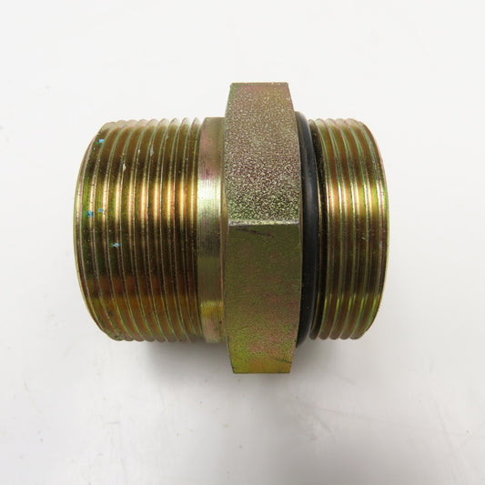 1-1/2" (-24) Male ORB x 1-1/2" Male NPTF Straight Adaptor