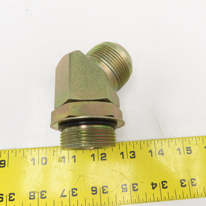 1-1/4" (-20) ORB x 1-1/4" (-20) JIC Flare Male Elbow 45°