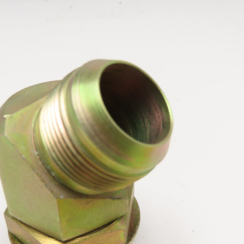 1-1/4" (-20) ORB x 1-1/4" (-20) JIC Flare Male Elbow 45°