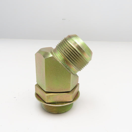 1-1/4" (-20) ORB x 1-1/4" (-20) JIC Flare Male Elbow 45°