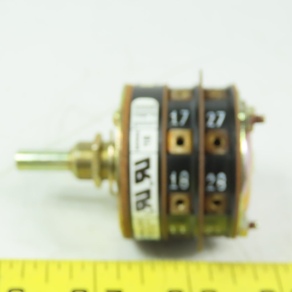 Shallco 9906 16A1-B-2 8 position Rotary Drum Switch