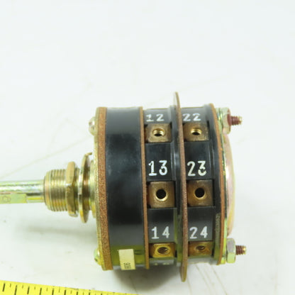 Shallco 9906 16A1-B-2 8 position Rotary Drum Switch