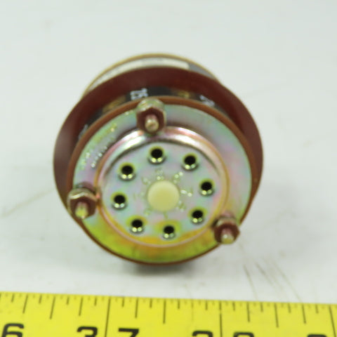 Shallco 9906 16A1-B-2 8 position Rotary Drum Switch