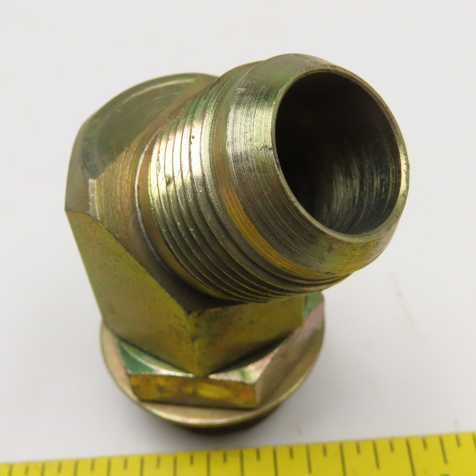1" (-16) Male ORB x 1" (-16) Male JIC Flare Elbow 45°