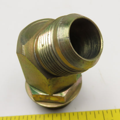 1" (-16) Male ORB x 1" (-16) Male JIC Flare Elbow 45°