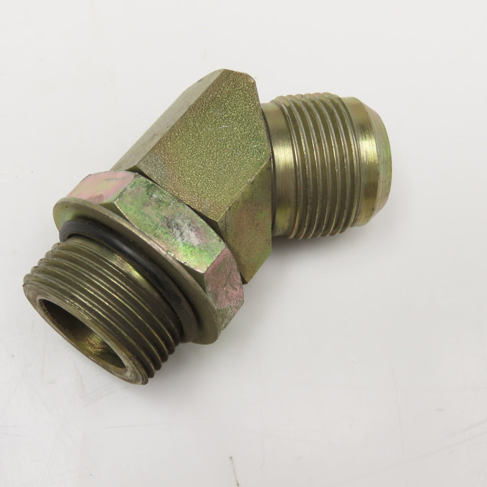 1" (-16) Male ORB x 1" (-16) Male JIC Flare Elbow 45°