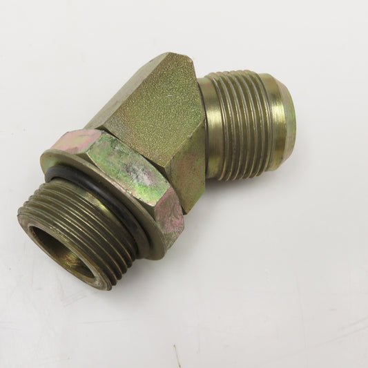 1" (-16) Male ORB x 1" (-16) Male JIC Flare Elbow 45°