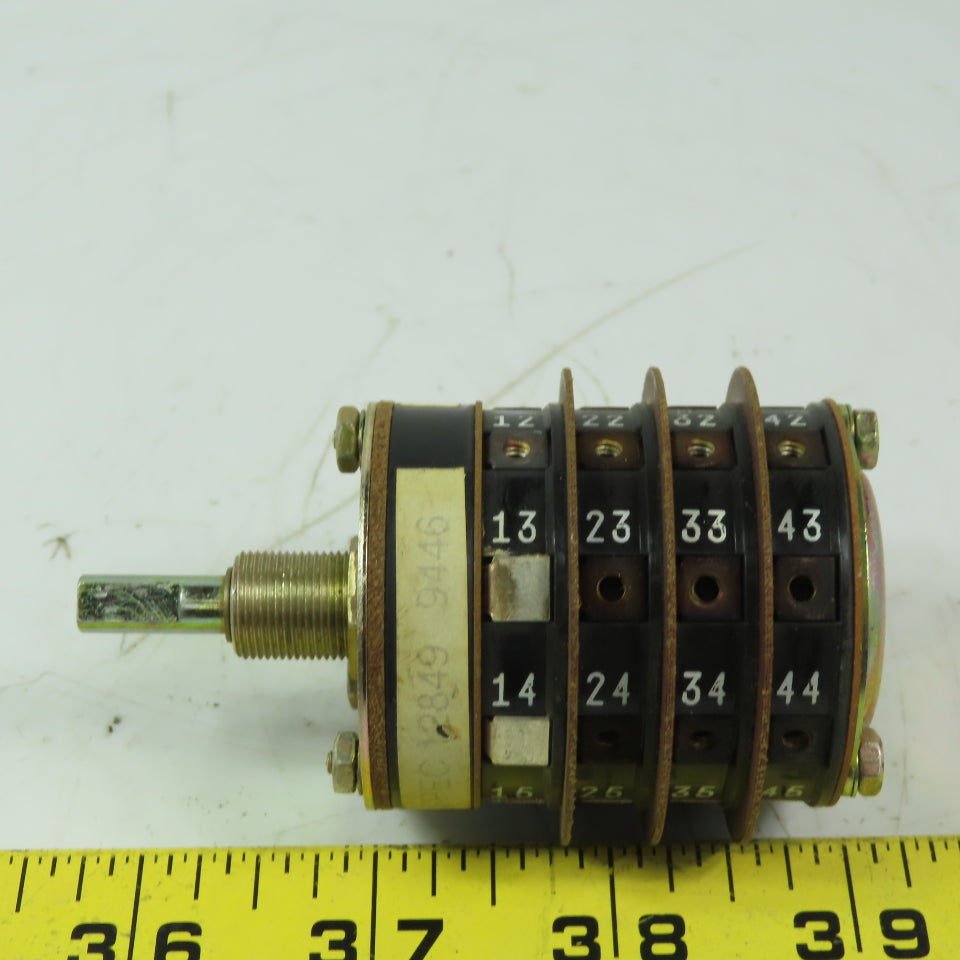 Shallco 3 position Rotary Drum Switch Spec 12849 9446