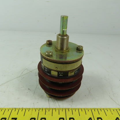 Shallco 3 position Rotary Drum Switch Spec 12849 9446
