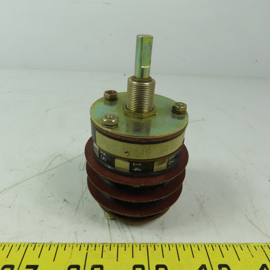 Shallco 3 position Rotary Drum Switch Spec 12849 9446