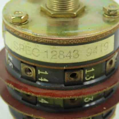 Shallco 3 position Rotary Drum Switch Spec 12843 9419