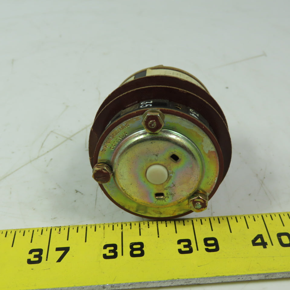 Shallco 3 position Rotary Drum Switch Spec 12843 9419
