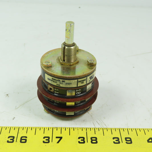 Shallco 3 position Rotary Drum Switch Spec 12843 9419
