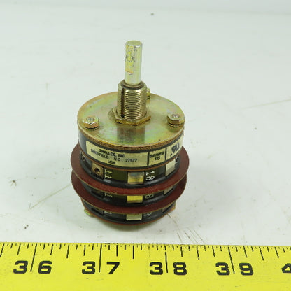 Shallco 3 position Rotary Drum Switch Spec 12843 9419