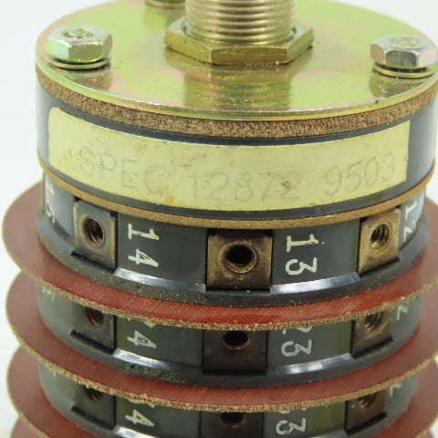 Shallco 3 Position Rotary Drum Switch Spec 12872 9503