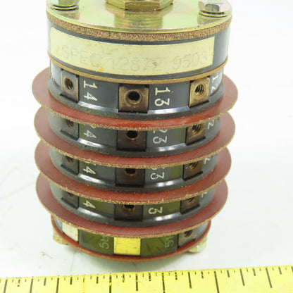 Shallco 3 Position Rotary Drum Switch Spec 12872 9503