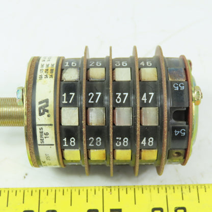 Shallco 3 Position Rotary Drum Switch Spec 12872 9503