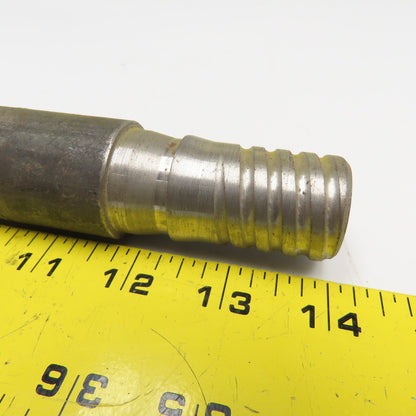 1" NPT x 1" Spiral Wound Composite Hose Barb Carbon Steel 4-1/2" OAL