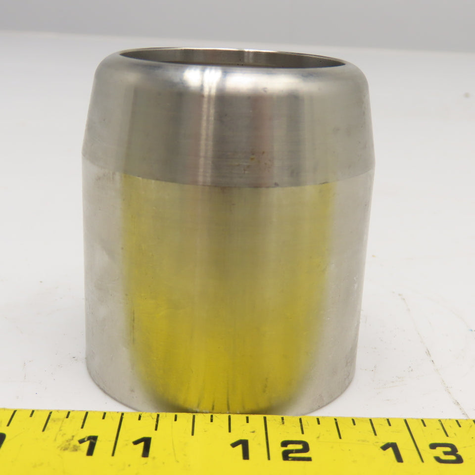 2.16" ID To 1.70" Nominal 1-1/2" Composite Hose Swage Ferrule Stainless Steel