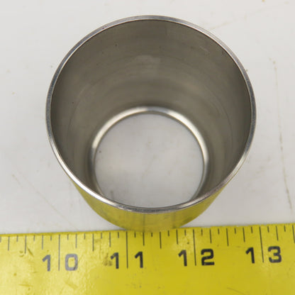 2.16" ID To 1.70" Nominal 1-1/2" Composite Hose Swage Ferrule Stainless Steel