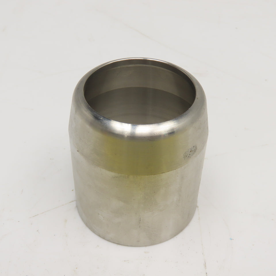 2.16" ID To 1.70" Nominal 1-1/2" Composite Hose Swage Ferrule Stainless Steel