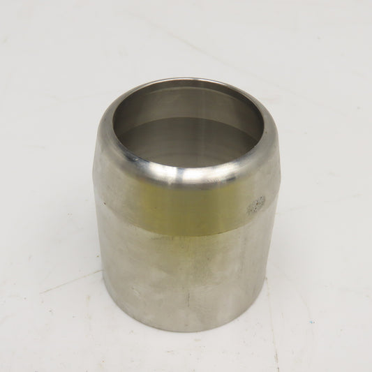 2.16" ID To 1.70" Nominal 1-1/2" Composite Hose Swage Ferrule Stainless Steel