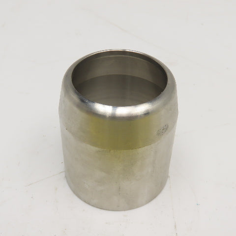 2.16" ID To 1.70" Nominal 1-1/2" Composite Hose Swage Ferrule Stainless Steel
