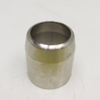 2.16" ID To 1.70" Nominal 1-1/2" Composite Hose Swage Ferrule Stainless Steel