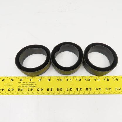 3" Buna N Composite Hose Seal Lot Of 3