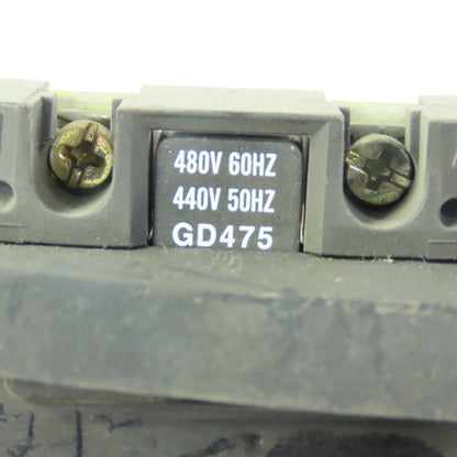 Allen Bradley GD475 480V 60HZ 440V 50Hz Contactor Coil