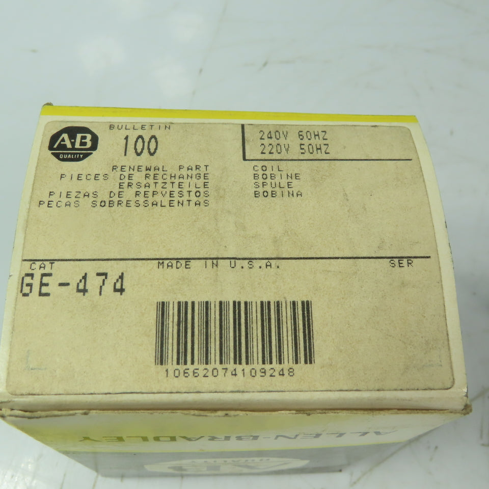 Allen Bradley GE-474 Contactor Coil 220/240V 50/60Hz