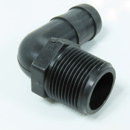 Banjo 1" x Hose Barb 90 Degree Elbow SCH80 Polypropylene Lot of 9
