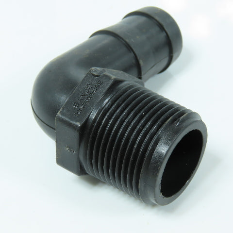 Banjo 1" x Hose Barb 90 Degree Elbow SCH80 Polypropylene Lot of 9
