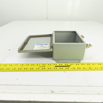 ElectroMate K-1248 8 x 6 x 3-1/2" Wall Mount Electrical Enclosure W/Backplate