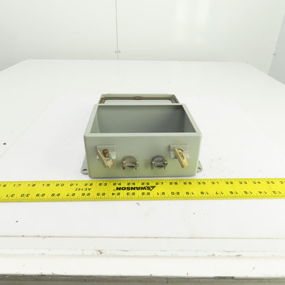 ElectroMate K-1248 8 x 6 x 3-1/2" Wall Mount Electrical Enclosure W/Backplate