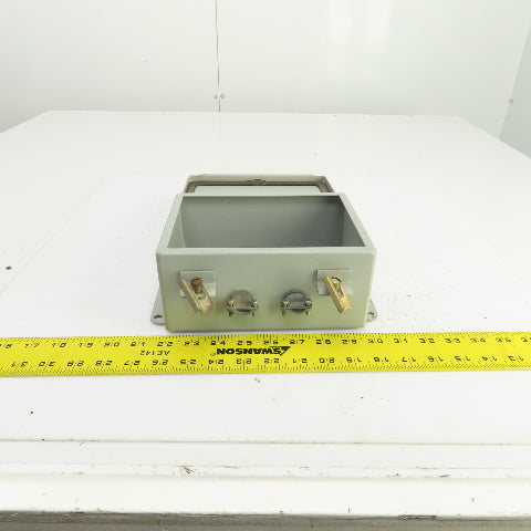 ElectroMate K-1248 8 x 6 x 3-1/2" Wall Mount Electrical Enclosure W/Backplate