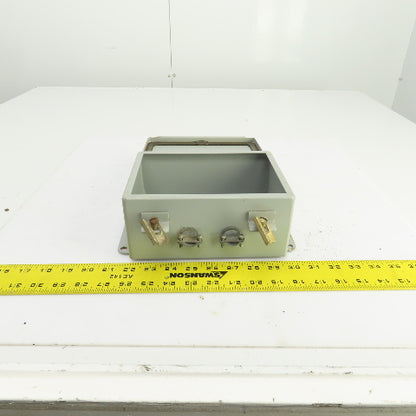 ElectroMate K-1248 8 x 6 x 3-1/2" Wall Mount Electrical Enclosure W/Backplate